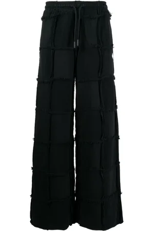 MARCELO BURLON Inside-out frayed drawstring trousers