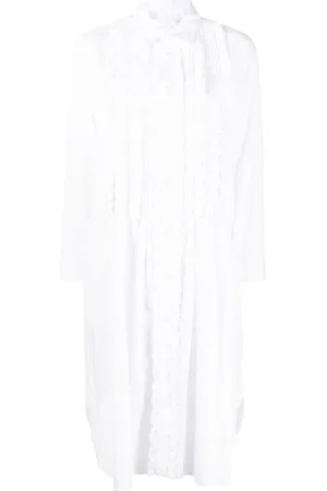 Comme des Garçons Pleat-ruffled detail shirt detail