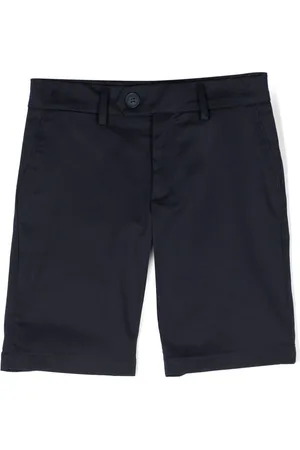 FAY Plain stretch-cotton shorts