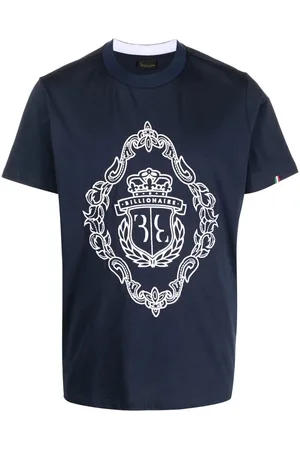 BILLIONAIRE Logo-embroidered short-sleeve T-shirt