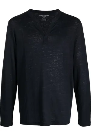 Majestic V-neck long-sleeve jumper