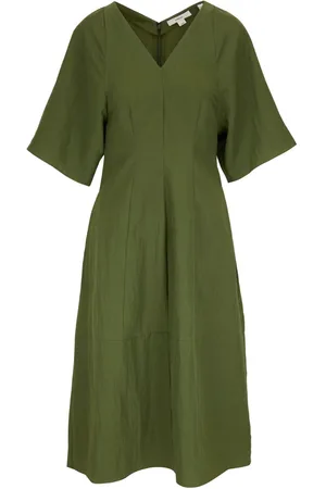 Vince Short-sleeve V-neck dress