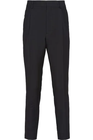 Prada Mohair-wool tailored trousers