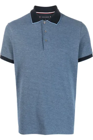 Tommy Hilfiger Logo-patch cotton polo shirt