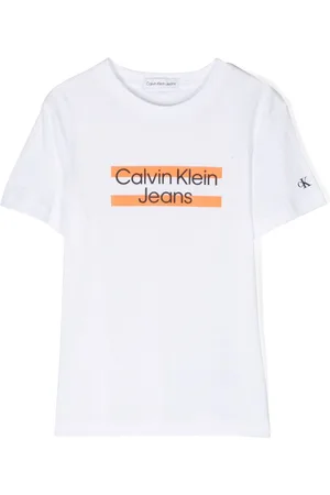 Calvin Klein Front logo-print T-shirt