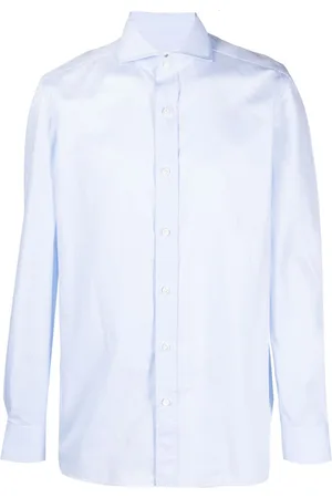 LUIGI BORRELLI NAPOLI Long-sleeve cotton shirt