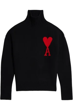 Ami Ami De Coeur roll-neck wool jumper