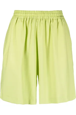 BONSAI Elasticated-waist twill shorts