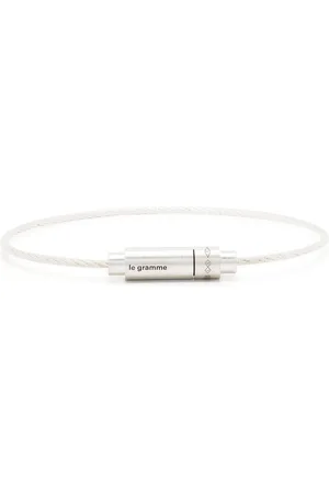 Le Gramme 9g cable triptych bracelet