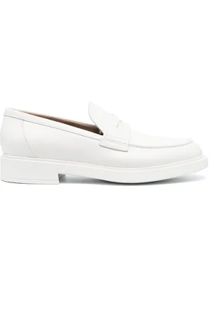 Gianvito Rossi Leather penny loafers