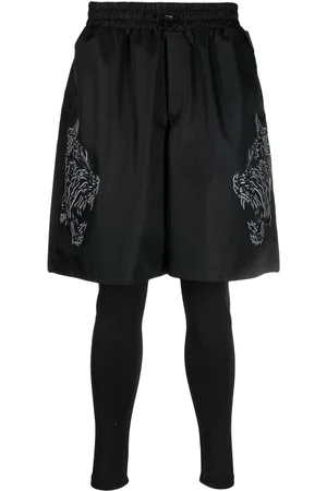 Philipp Plein Tiger-print running short-pants