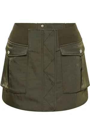 DION LEE Fitted military miniskirt