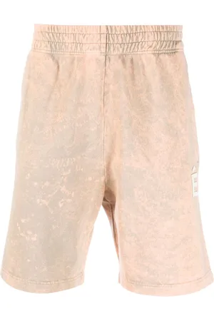 Etudes Tie-dye print logo shorts