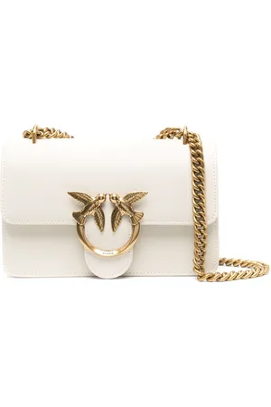 Pinko Love One Classic leather crossbody bag