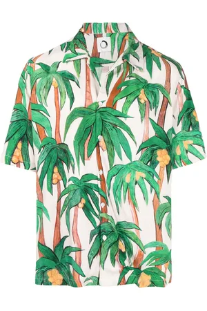 Endless Joy Palm tree-print shirt