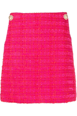 Pinko Kobieta Spódnice Bouclé - Bouclé-design straight skirt