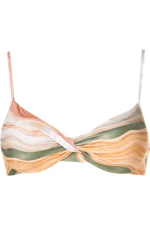 Lygia & Nanny Cassis twisted bikini top