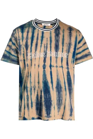 WALES BONNER Logo-print tie-dye T-shirt
