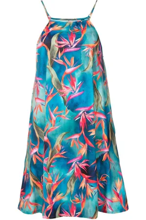 Lygia & Nanny Isis-printed spaghetti-strap dress