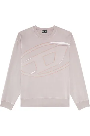 Diesel Ripped-detail cotton sweatshirt