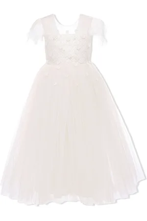 Tulleen Ayala floral embroidered tulle dress