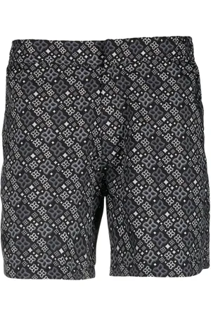 TAGLIATORE Abstract-pattern swim shorts