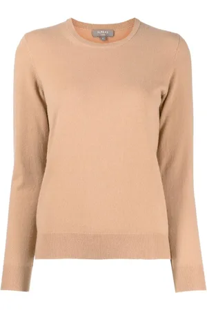 N.PEAL Ribbed-knit long-sleeved sweater
