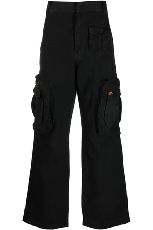Heron Preston Straight-leg multiple-pocket trousers