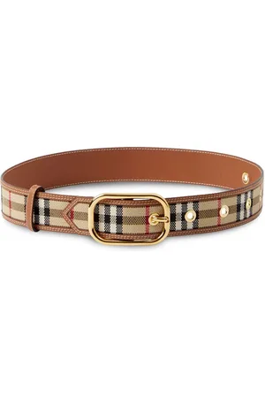 Burberry Vintage Check leather belt