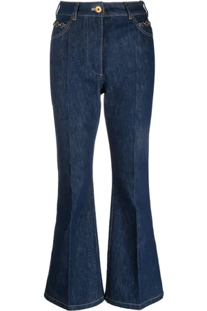 Patou Organic-denim flared jeans