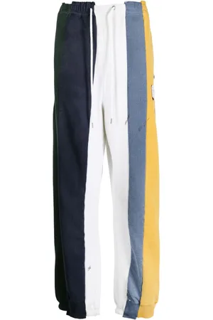 Maison Mihara Yasuhiro Colour-block panelled cotton track pants