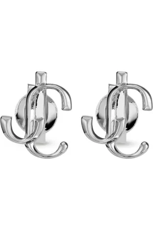 Jimmy Choo Logo-lettering stud earrings