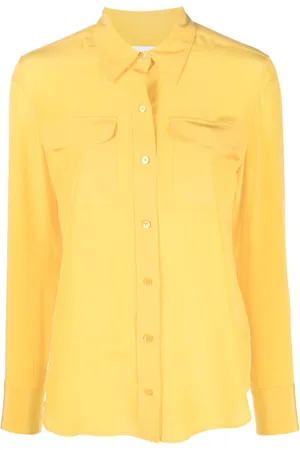 Equipment Long-sleeve silk shirt