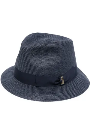 Borsalino Woven hemp hat
