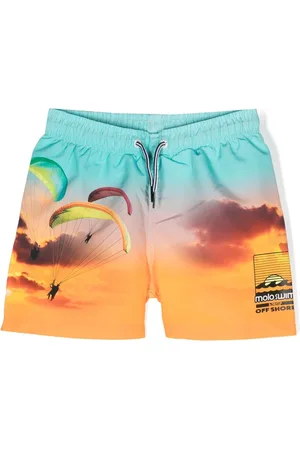 Molo Graphic-print swim shorts