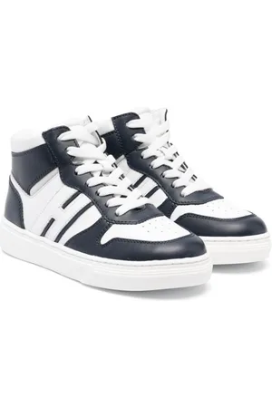 Hogan Colour-block panel high-top sneakers