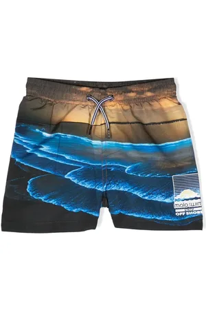 Molo Ocean-motif swim shorts