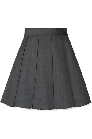 Shushu/Tong Pleated A-line skirt