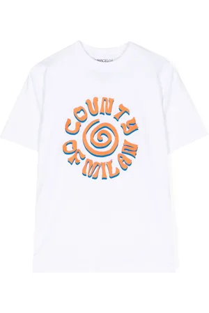 MARCELO BURLON Graphic slogan print T-shirt