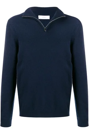PRINGLE OF SCOTLAND Fine knit zip neck sweater