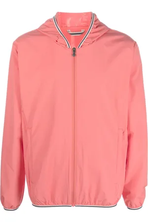 PYRENEX Logo-patch sleeve hooded jacket