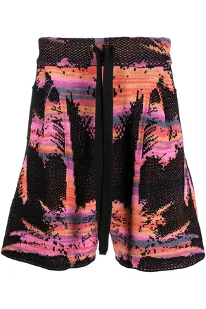 LANEUS Printed bermuda shorts