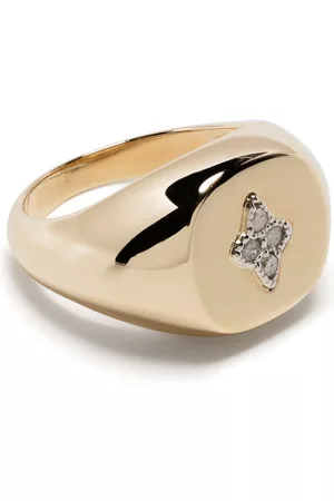 Pascale Monvoisin Kobieta Pierścionki - 9kt gold Louise diamond signet ring