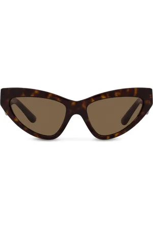 Dolce & Gabbana DG Crossed cat-eye frame sunglasses
