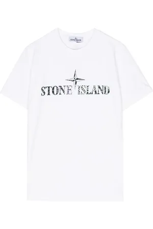 Stone Island Compass-motif cotton T-shirt