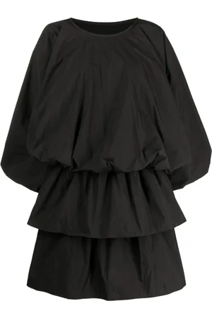 GOEN.J Balloon-sleeves poplin dress