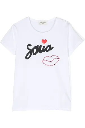 Sonia Rykiel Enfant Logo-print embellished T-shirt