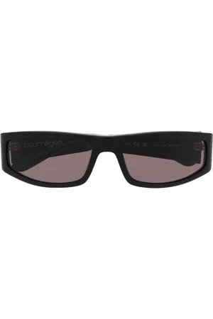 Courrèges Logo-print arm sunglasses