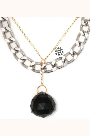 AMIR SLAMA Charm-detail chain necklace