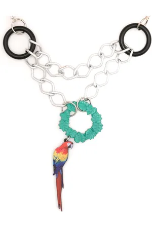 AMIR SLAMA Parrot-motif contrast necklace